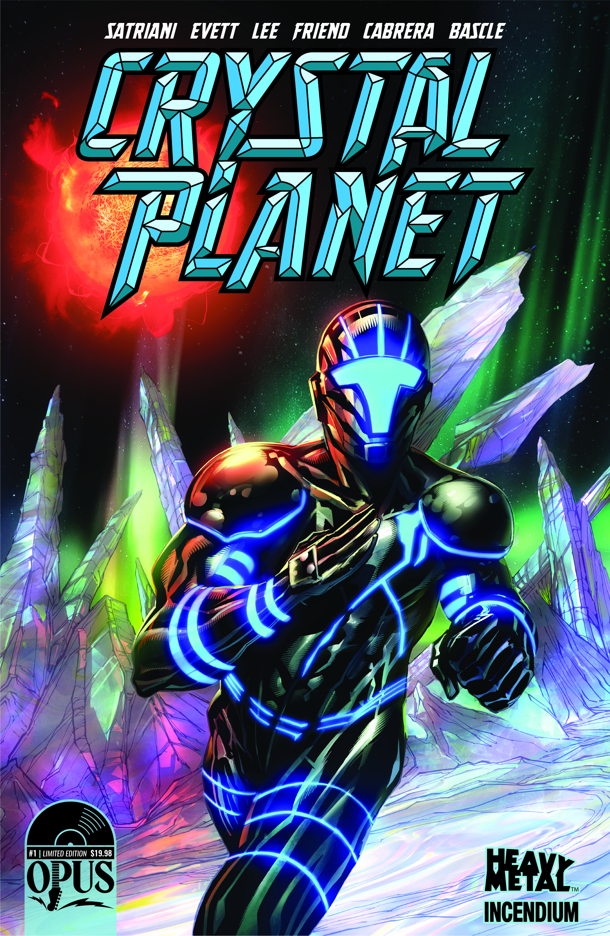 JOE SATRIANI Set to Release "Crystal Planet" Comic Book Series