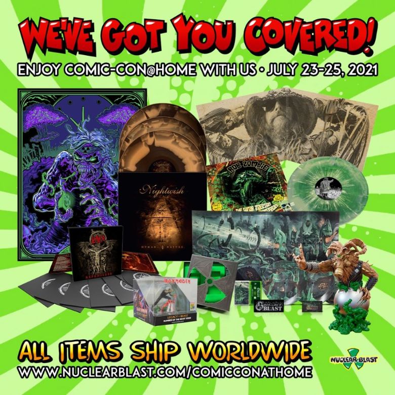 NUCLEAR BLAST COMIC-CON@HOME 2021 EXCLUSIVES ARE NOW AVAILABLE!