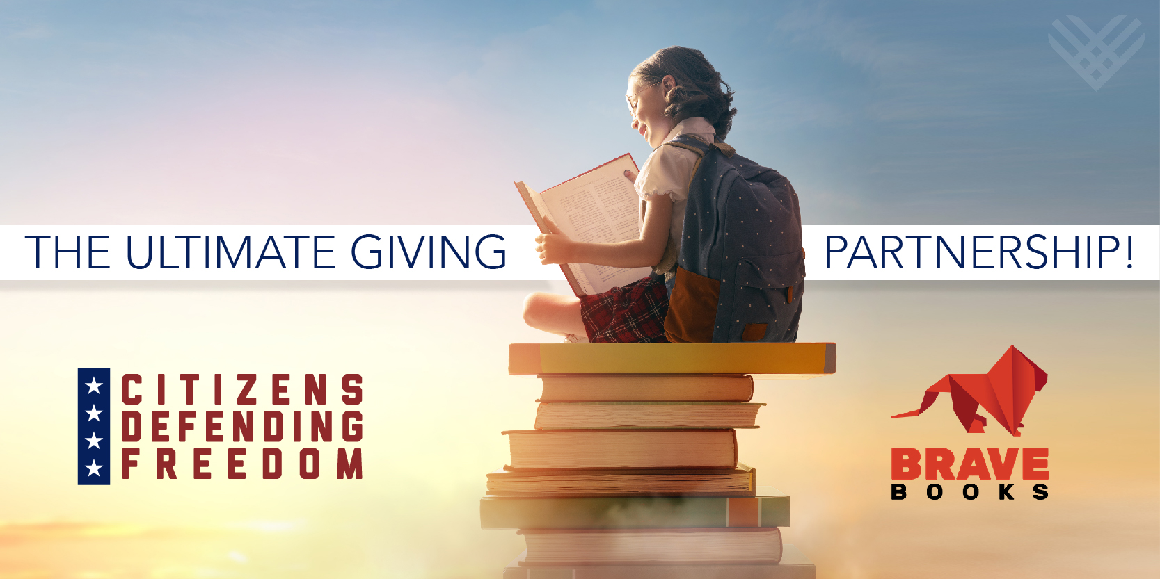 Announcing the ultimate giving partnership! Citizens Defending Freedom and Brave Books