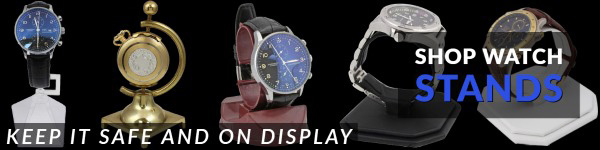 Keep Wristwatch Safe and On Display Shop Watch Stands