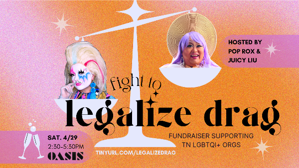 Fight to Legalize Drag! @ https://tinyurl.com/legalizedrag. 