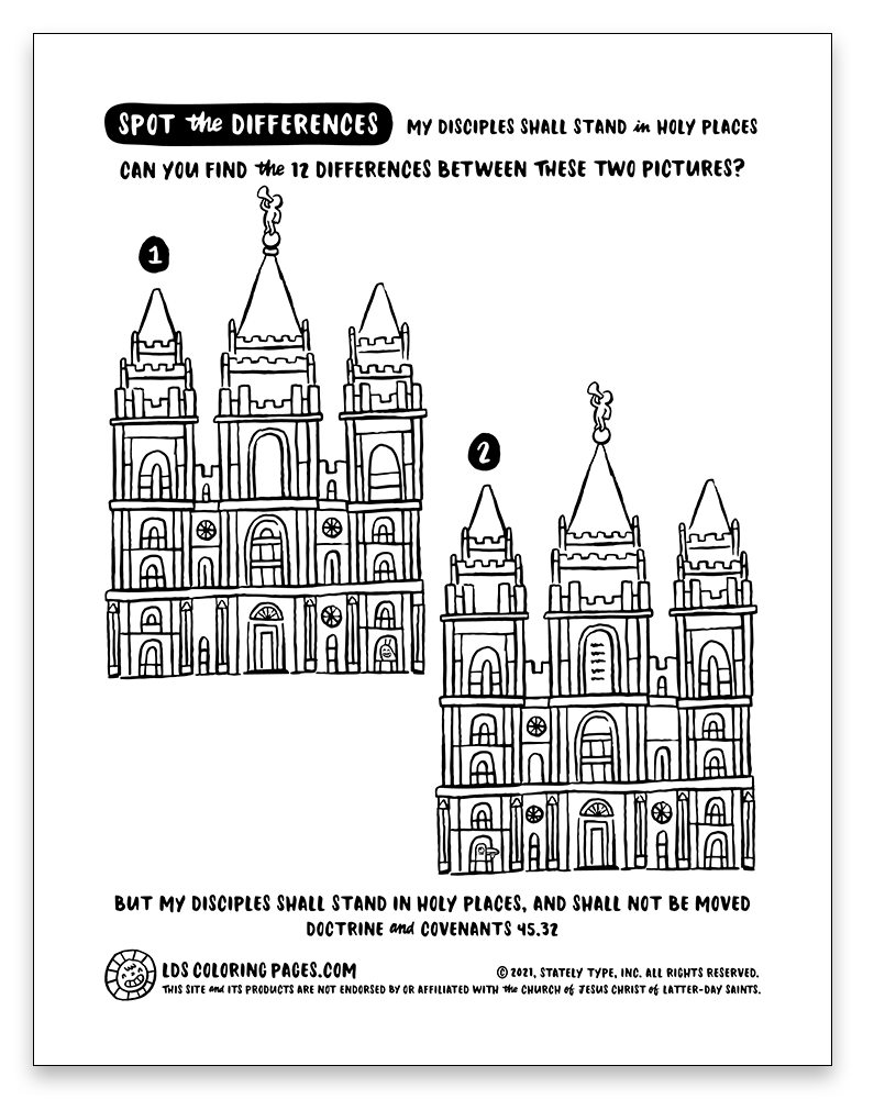 FREE download: LDS Coloring Pages Come, Follow Me Doctrine ...