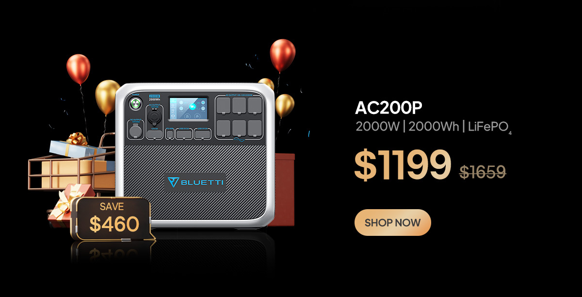 Bluetti AC200P Black Friday Sale