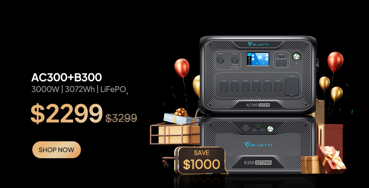 Bluetti AC300+B300 Black Friday Sale