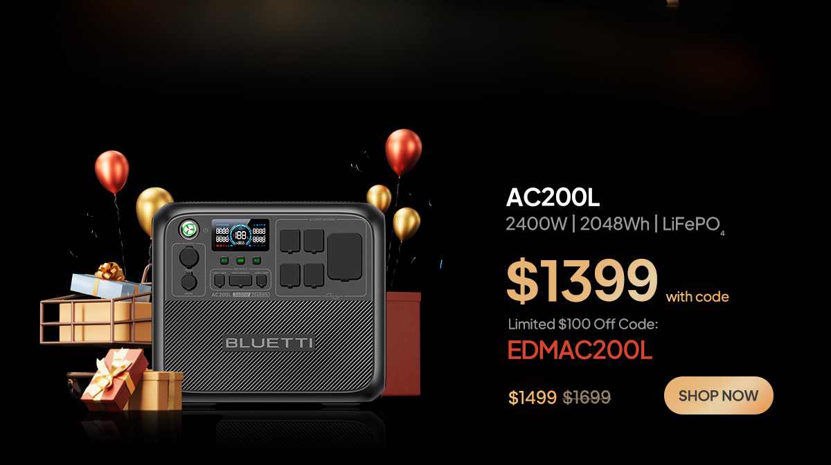 Bluetti AC200L Black Friday Sale