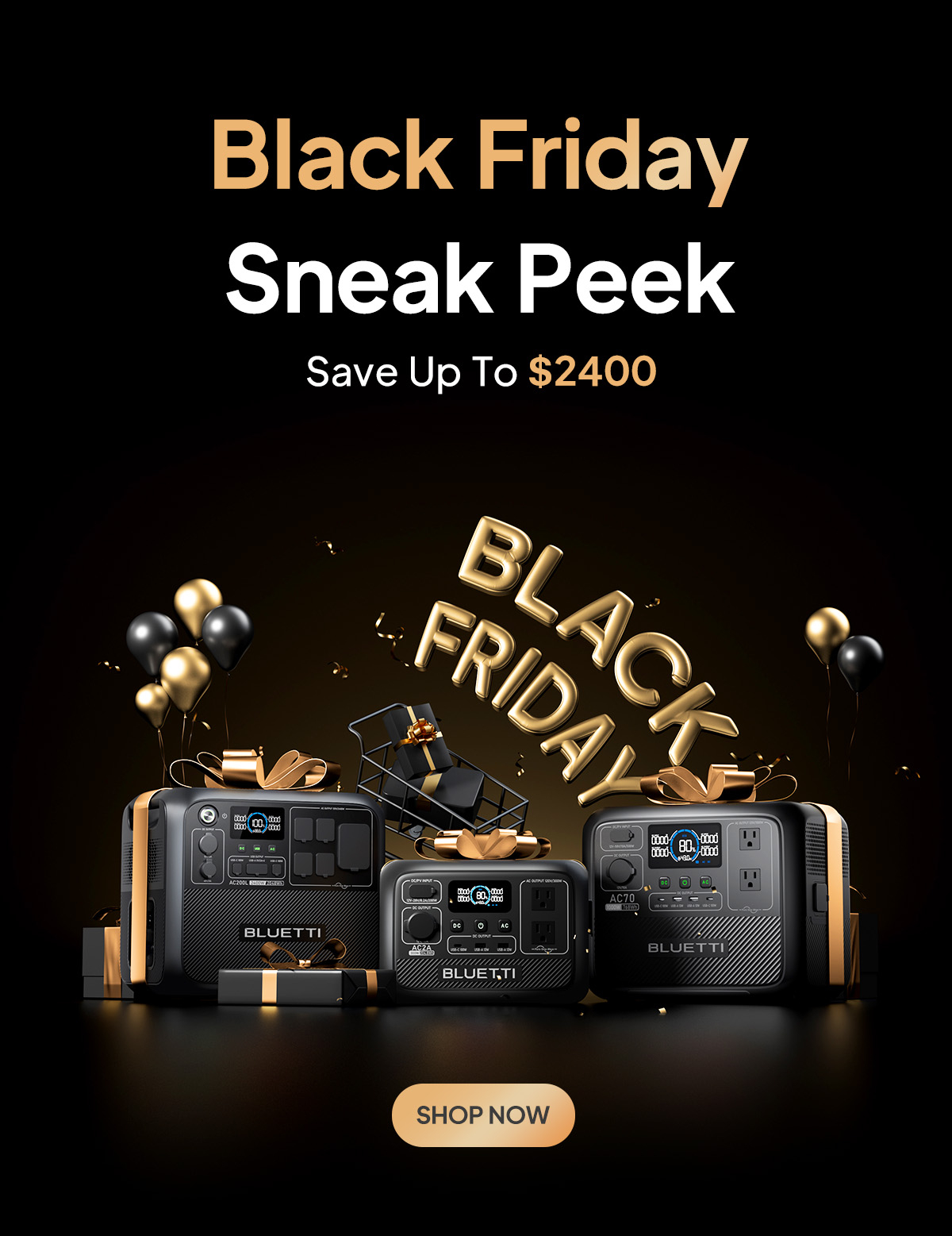 BLUETTI Black Friday Sale 2023 Up to $2,400 Off