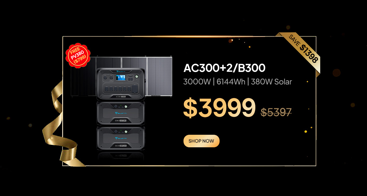 BLUETTI ac300 Black Friday Sale 2023
