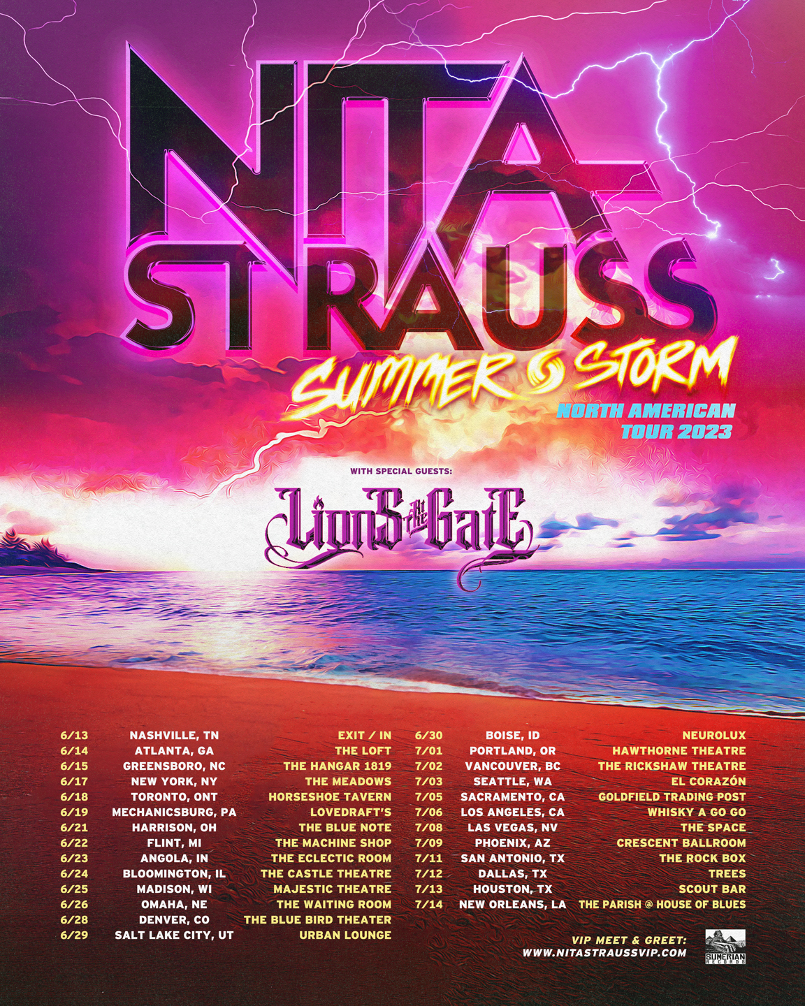 Nita Strauss Announces New Album "The Call of the Void" + Shares "The Golden Trail" Feat. Anders Friden of In Flames