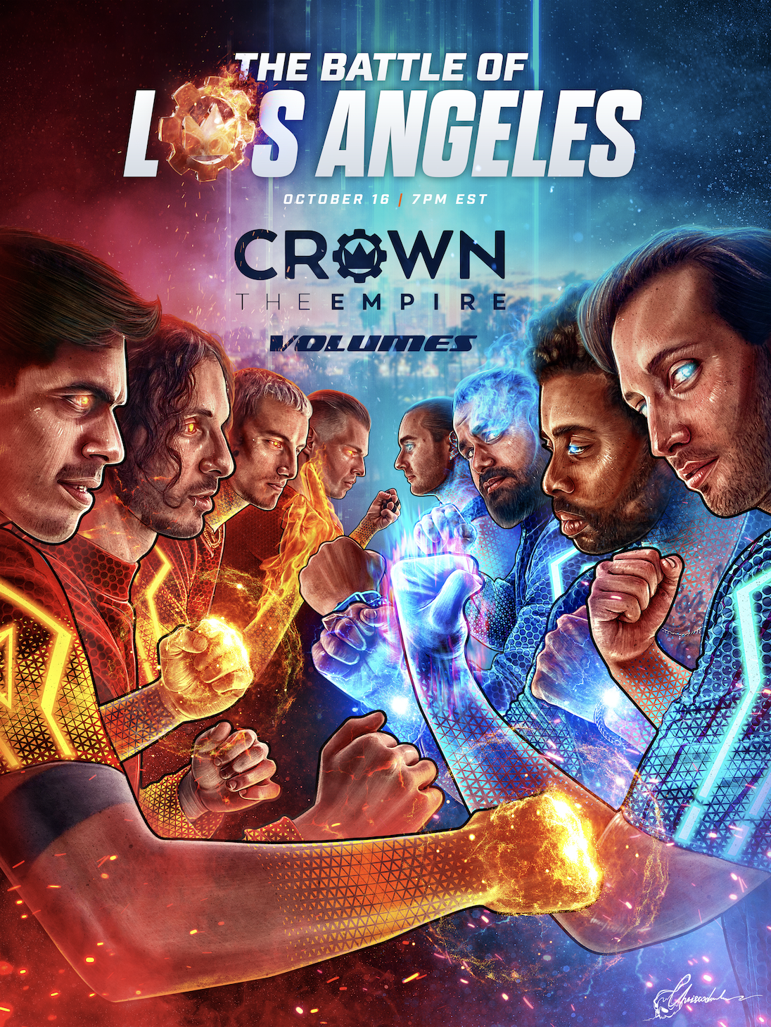 Crown the Empire + Volumes Square Off For "The Battle of Los Angeles"
