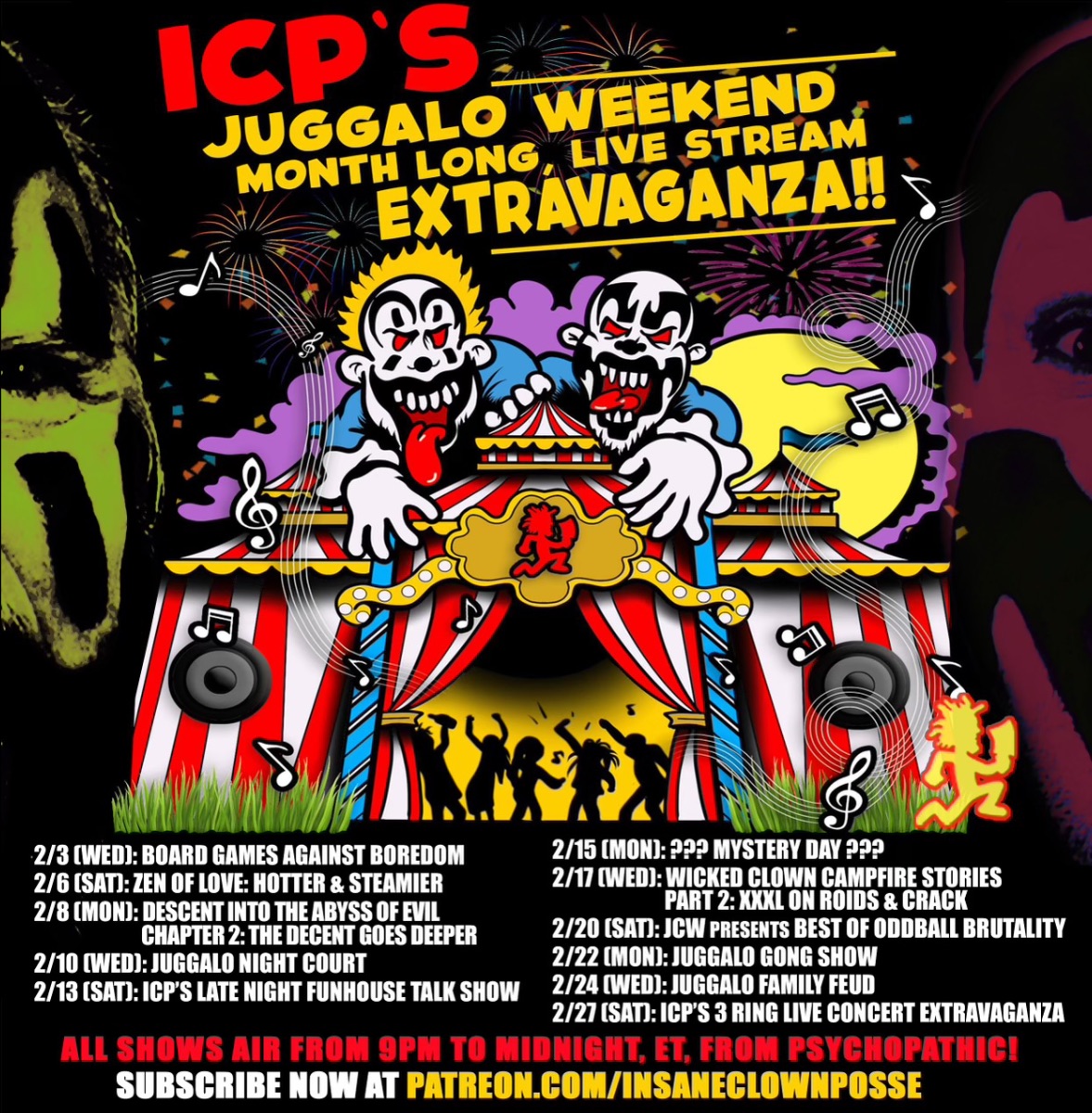 ICP's Streaming Calendar Means You Now Have Plans For The Rest of February