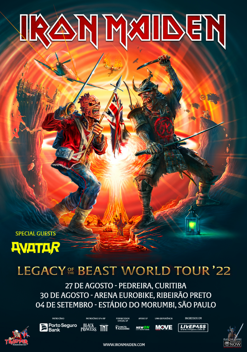 Avatar Offer Update From the Road, Confirm Dates With Iron Maiden