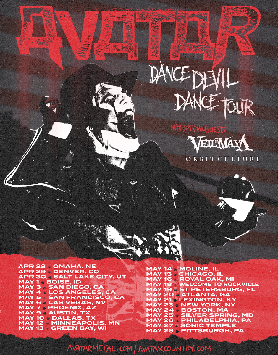Avatar's New Album "DANCE DEVIL DANCE" Out Today + Band Touring The U.S. This Spring