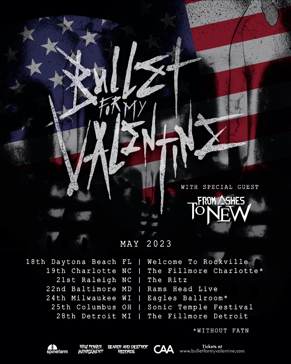 Bullet For My Valentine Announce U.S. Dates + Festival Appearances