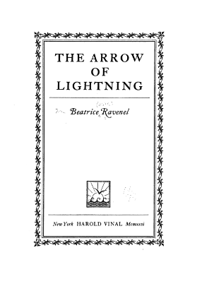 The Arrow of Lightning