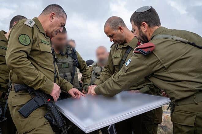 IDF Chief of Staff Lt. Gen. Eyal Zamir conducts an assessment at the scene of a deadly terror attack in Samaria, May 15, 2025. Credit: IDF. IDF Chief of Staff Lt. Gen. Eyal Zamir conducts an assessment at the scene of a deadly terror attack in Samaria, May 15, 2025. Credit: IDF.