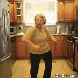 Image result for old people having fun gif