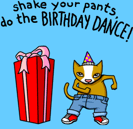 Image result for happy birthday dance gif