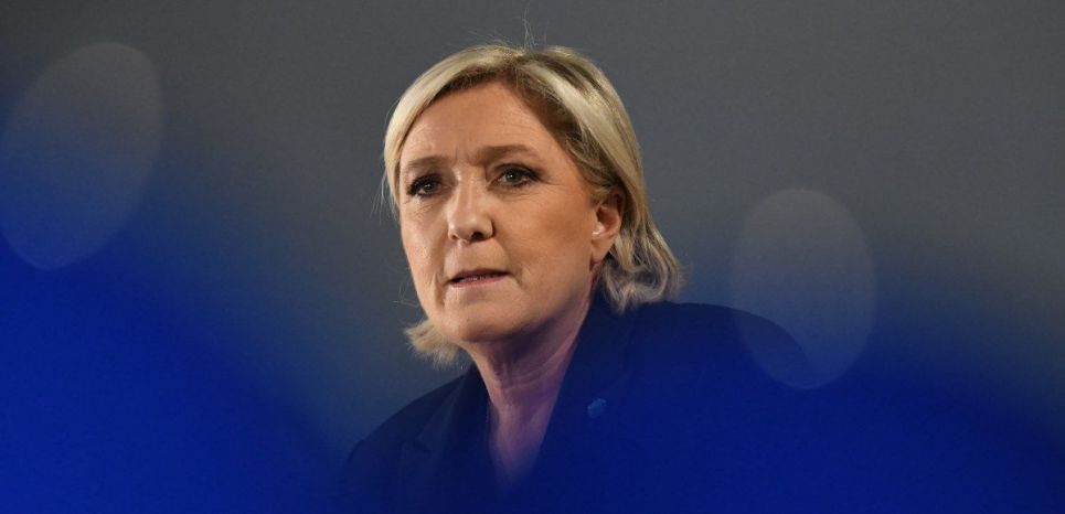 Marine Le Pen en meeting le 3 avril 2017