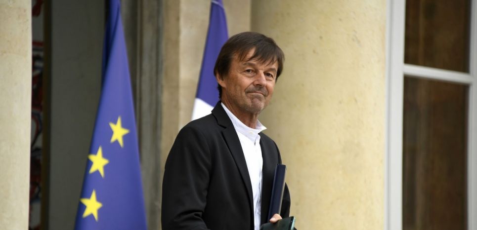 Nicolas Hulot à l'Elysée, le 11 juillet 2018 (B. GUAY/AFP).