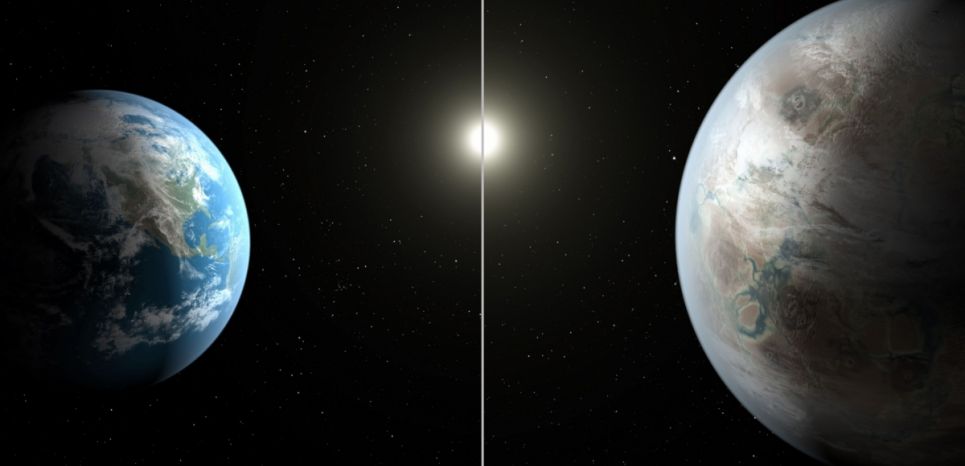 Comparaison Terre-Kepler 452b