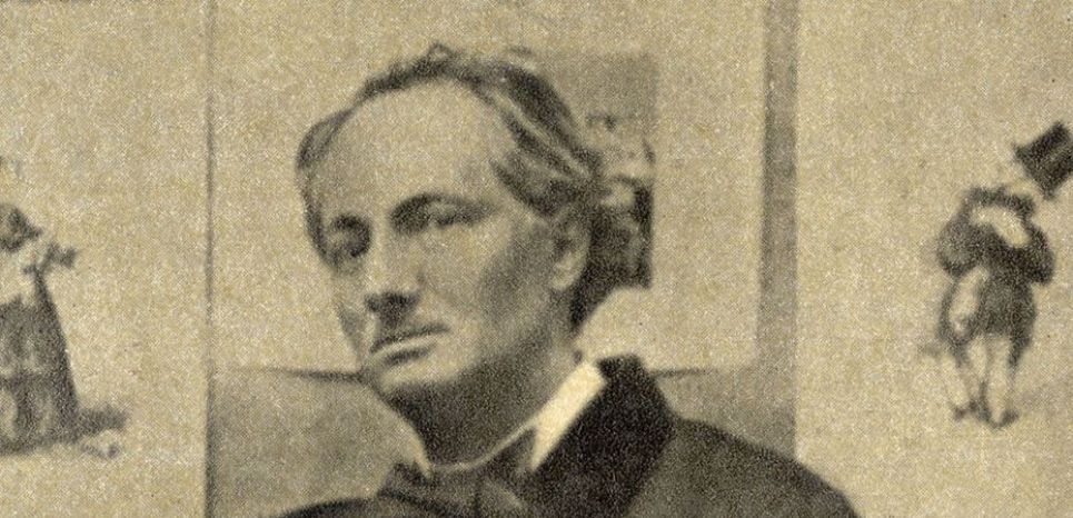 Charles Baudelaire photographié en 1857.