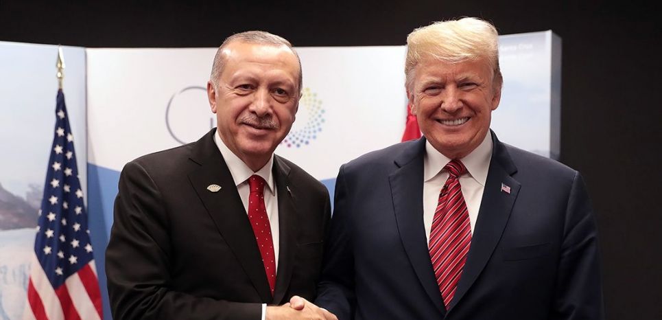 Le président turc Recep Tayyip Erdogan et le président américain Donald Trump.