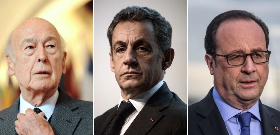 Valéry Giscard d'Estaing, Nicolas Sarkozy et François Hollande
