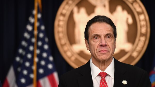 New York Gov. Andrew Cuomo speaks on March 2 during a press conference to discuss the first positive case of coronavirus in New York state.