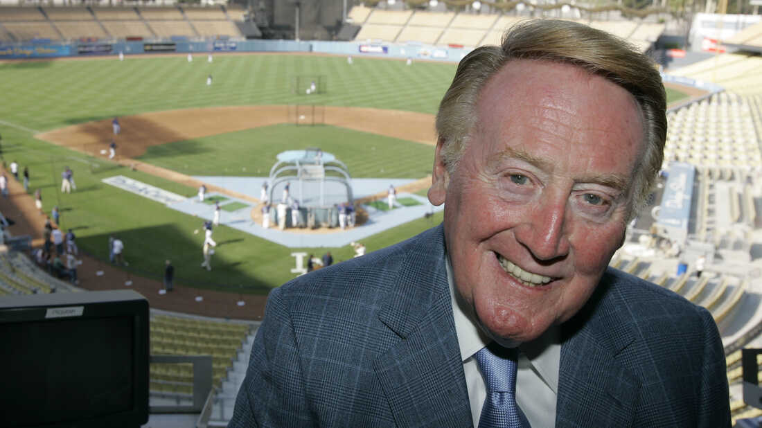 Famed Los Angeles Dodgers Broadcaster Vin Scully Has died : NPR