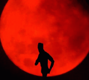 Blood Moon Eclipse GIF