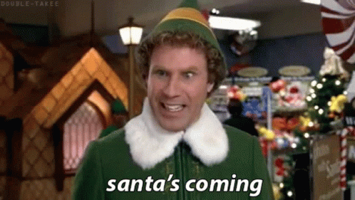 Elf Santa Is Coming GIF