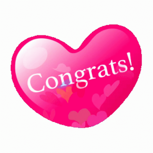 Congrats Hearts GIF Congrats Hearts GIF