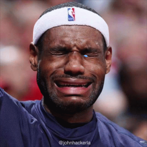 Crying Baby Lebron James Johnhackerla GIF Crying Baby Lebron James Johnhackerla GIF