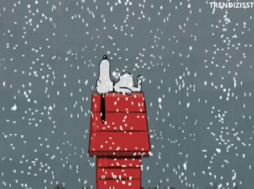 Snoopy Snow Day GIF Snoopy Snow Day GIF