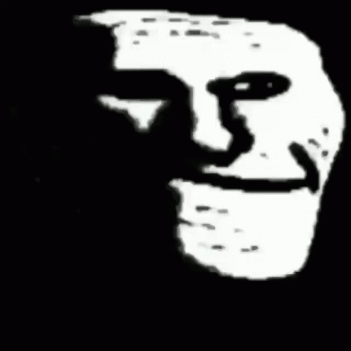 Troll Face Creepy Smile GIF