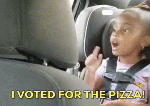 Vote For Pizza Cute GIF Vote For Pizza Cute GIF