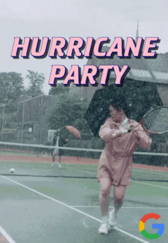 Hurricane Party Umbrella GIF