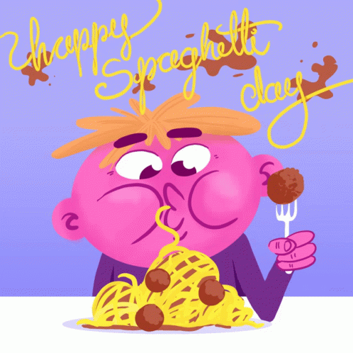 Spaghetti Day Spaghetti And Meatballs GIF