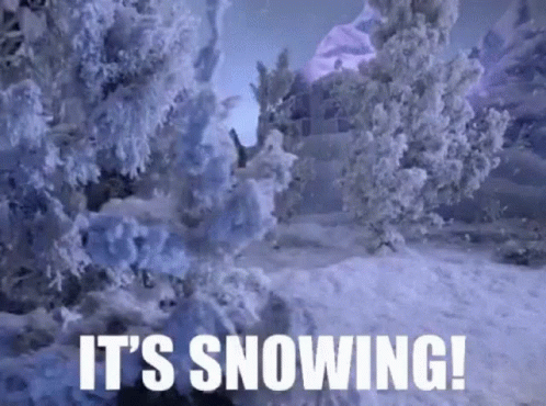 Snowing GIF