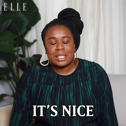 Its Nice Uzo Aduba GIF Its Nice Uzo Aduba GIF
