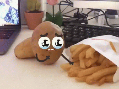 Potato Cries GIF Potato Cries GIF