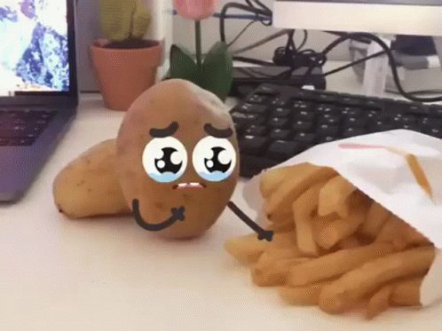 Potato Cries GIF