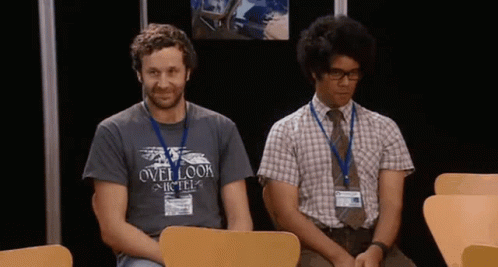ITCrowd Roy And Moss GIF