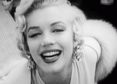 Kiss Marilyn Monroe GIF