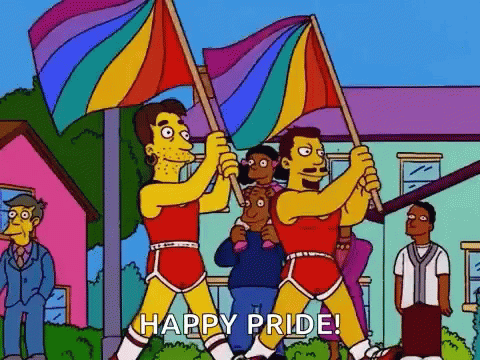 Pride Month Simpsons GIF Pride Month Simpsons GIF