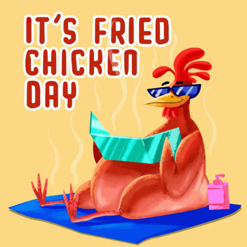Fried Chicken Day Chicken Fry GIF Fried Chicken Day Chicken Fry GIF