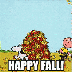 Snoopy Autumn GIF Snoopy Autumn GIF
