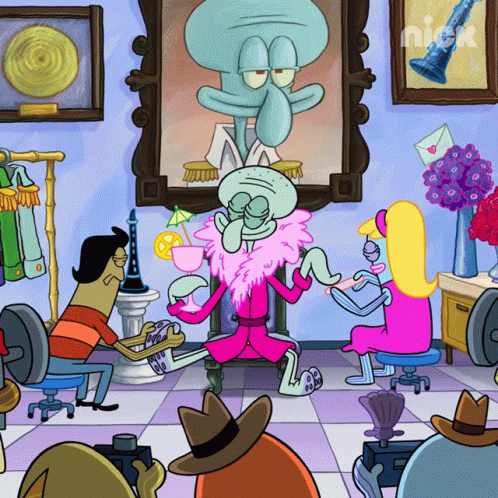 Fancy Squidward GIF Fancy Squidward GIF