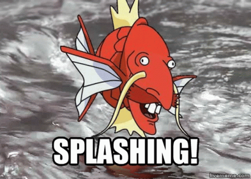 Splashing Magikarp GIF Splashing Magikarp GIF