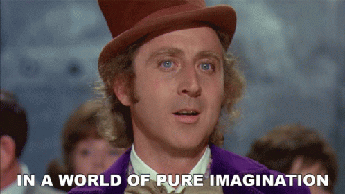 In AWorld Of Pure Imagination Willy Wonka And The Chocolate Factory GIF
